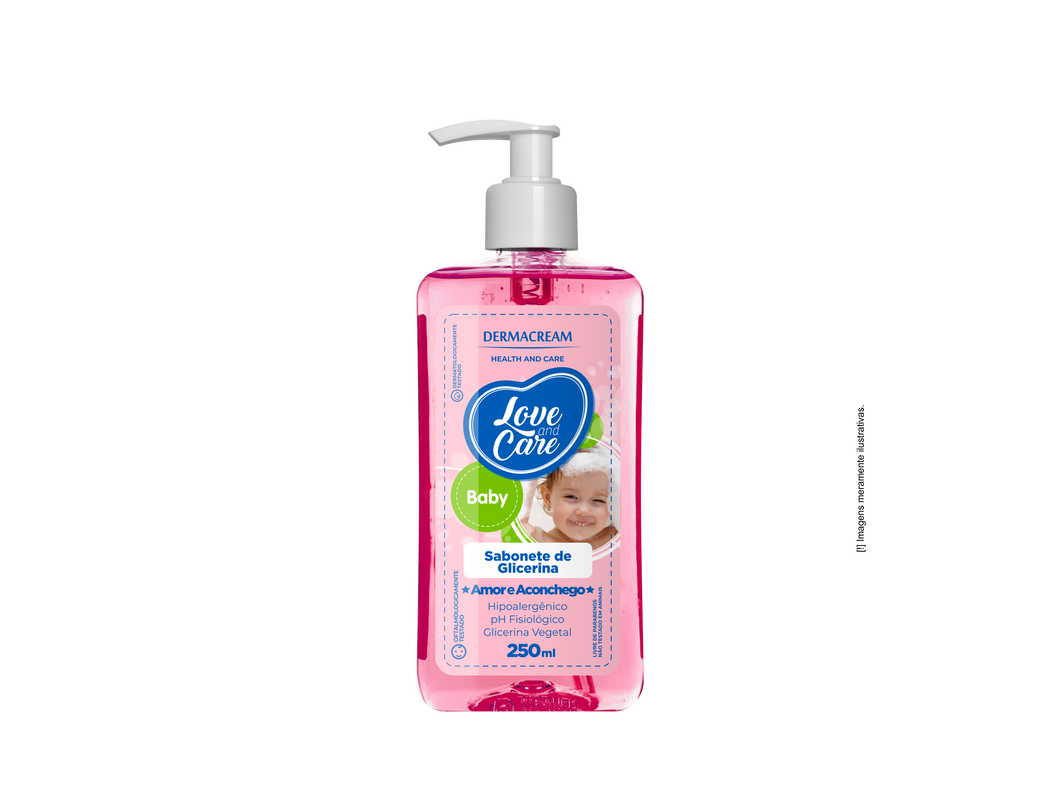 Sabonete de Glicerina Love and Care Baby Amor & Aconchego - 250ml