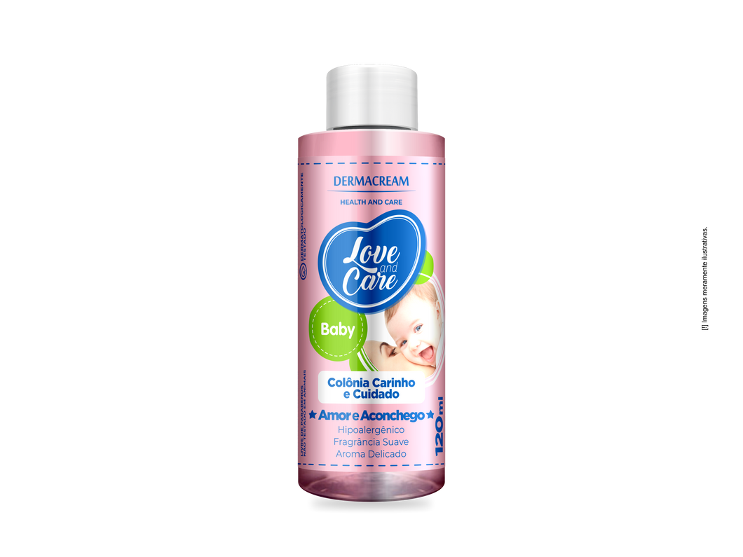 Colônia Carinho e Cuidado Love and Care Amor e Aconchego - 120ml