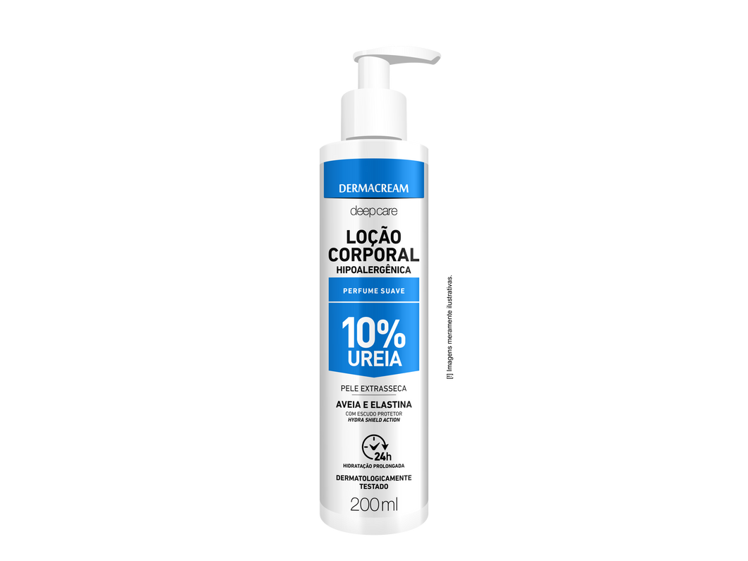 Loção Corporal 10% Ureia Aveia e Elastina - 200ml