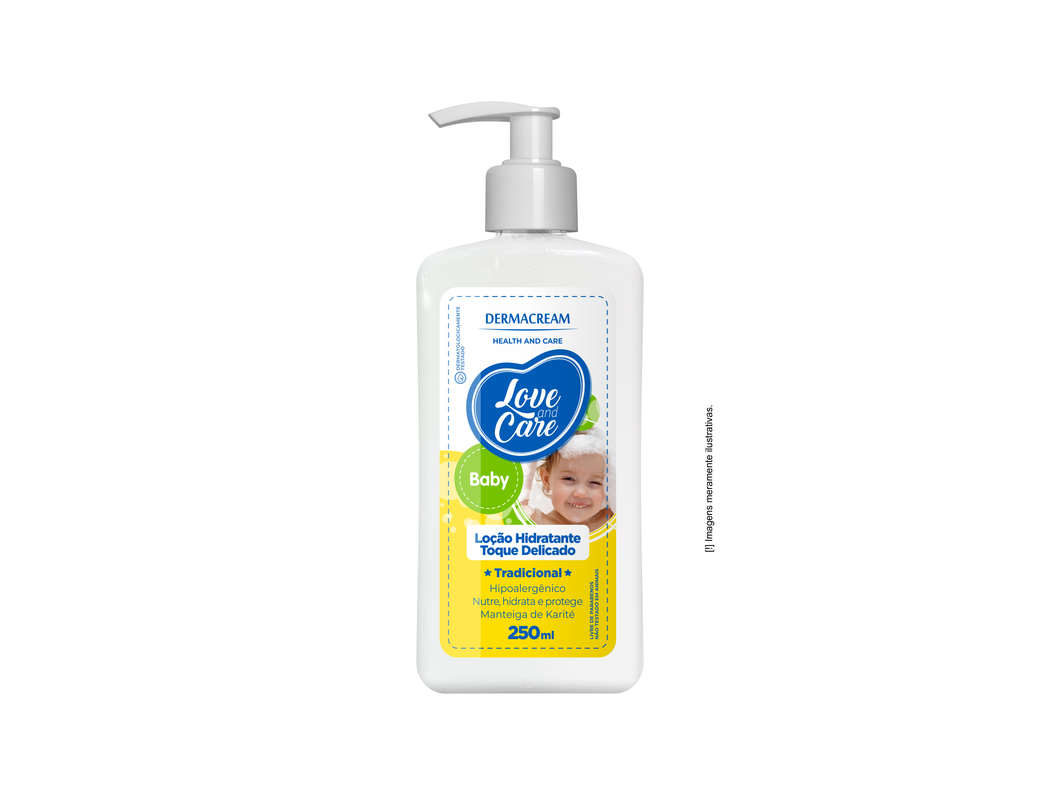 Loção Hidratante Love and Care Baby Tradicional - 250ml