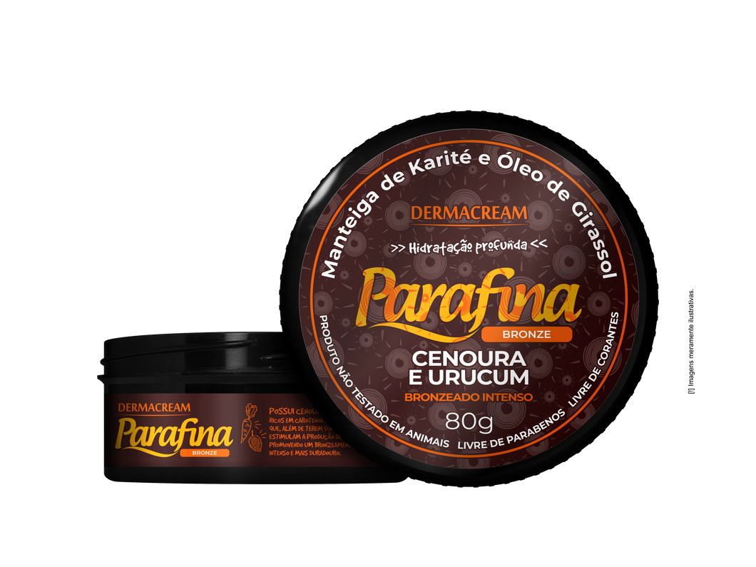 Creme Parafina Cenoura & Urucum Bronze - 80g